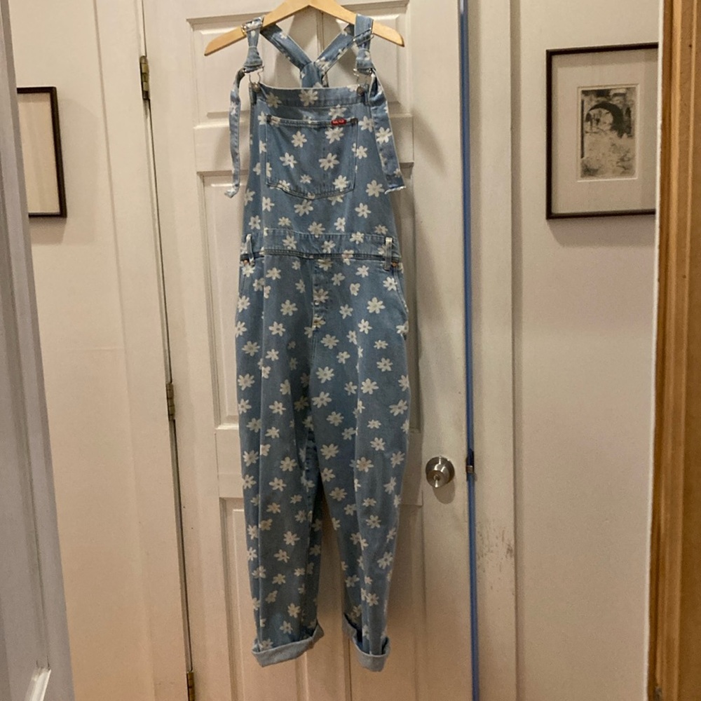 Teddy Fresh daisy overalls, sz. 2 XL